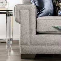 Living Room Collection Track-Arm Upholstered Loveseat