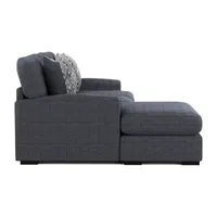 Living Room Collection 2-pc. Curved Slope-Arm Upholstered Sectional