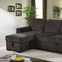 Living Room Collection 2-pc. Track-Arm Upholstered Sectional