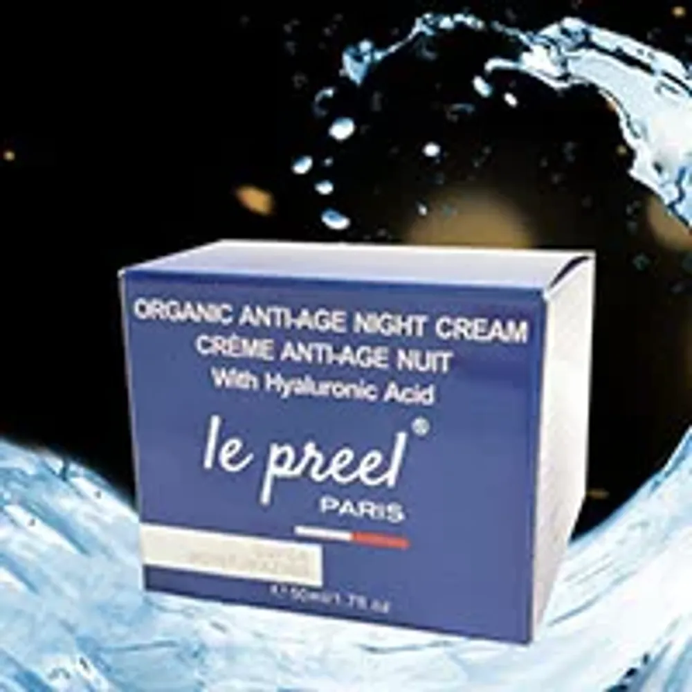 LINSAY UltraSonic Facial & Body cleansing Brush with Temperature control Bundle with le preel Paris Organic Night Time Cream USB Cable Headband and Bag