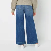 a.n.a Womens High Rise Wide Leg Jean