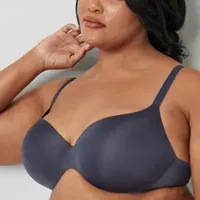 Ambrielle Everyday Underwire Push Up T-Shirt Plunge Bra-306754