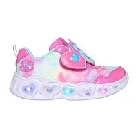 Skechers Girls Heart Lights Lovin Reflection Sneakers