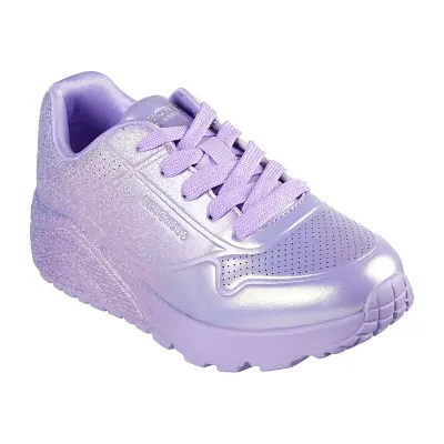 Skechers Uno Lite Metallic Shimmers Little Girls Sneakers