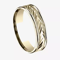 6MM 10K Gold Wedding Band