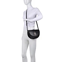 Cavalli Class Marina Saddle Flap Crossbody Bag