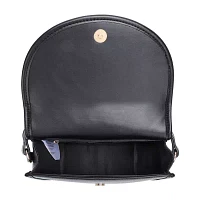 Cavalli Class Marina Saddle Flap Crossbody Bag