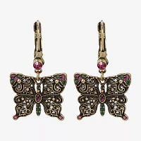 1928 Butterfly Drop Earrings