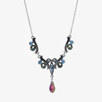 1928 Silver Tone Collar Necklace