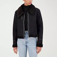 O&L Womens Sherpa Lined Midweight Jacket