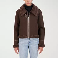 O&L Womens Sherpa Lined Midweight Jacket