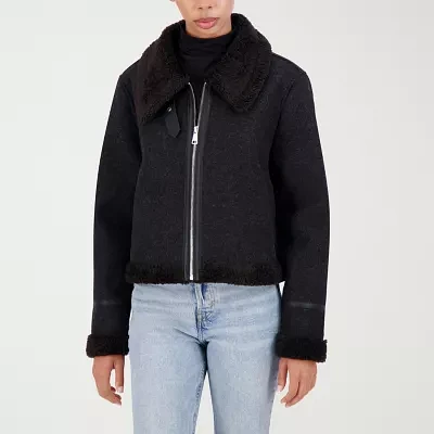 O&L Womens Sherpa Lined Midweight Jacket