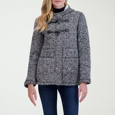 O&L Womens Sherpa Lined Midweight Coat