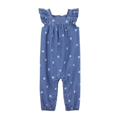 Carter's Baby Girls Sleeveless Jumpsuit