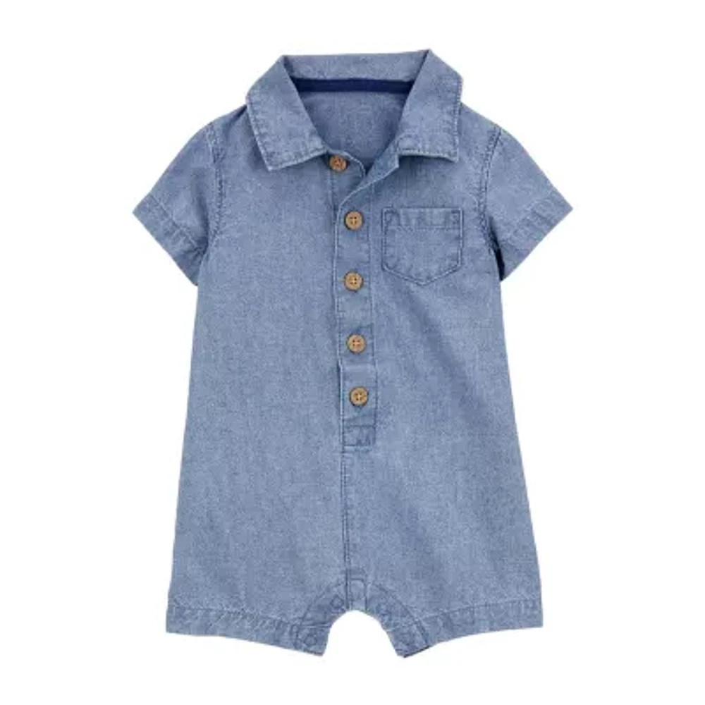 Carter's Baby Boys Short Sleeve Romper