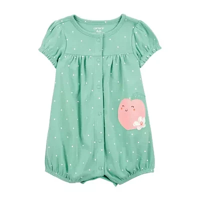 Carter's Baby Girls Short Sleeve Romper