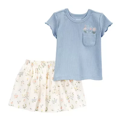 Carter's Baby Girls 2-pc. Skort Set