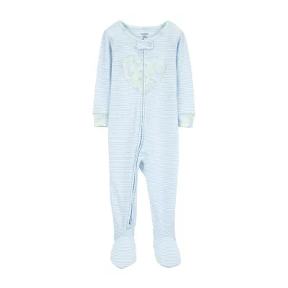 Carter's Baby Girls Footed Long Sleeve One Piece Pajama