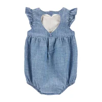 Oshkosh Baby Girls Sleeveless Romper