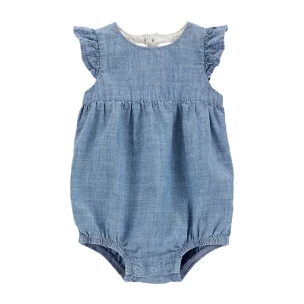 Oshkosh Baby Girls Sleeveless Romper