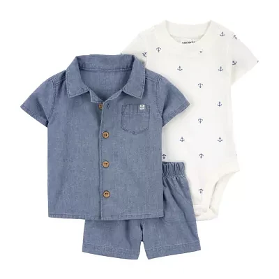 Carter's Baby Boys 3-pc. Short Set