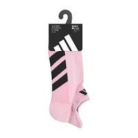 adidas All Day Training 3 Pair No Show Socks Mens