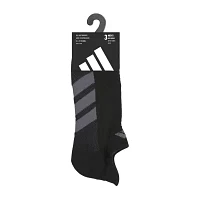 adidas All Day Training 3 Pair No Show Socks Mens