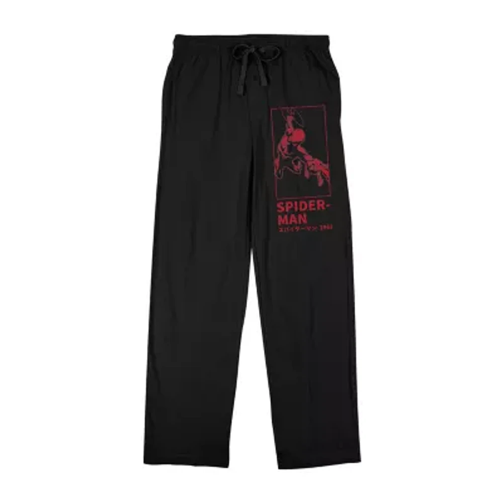 Spiderman Mens Fleece Pajama Pants