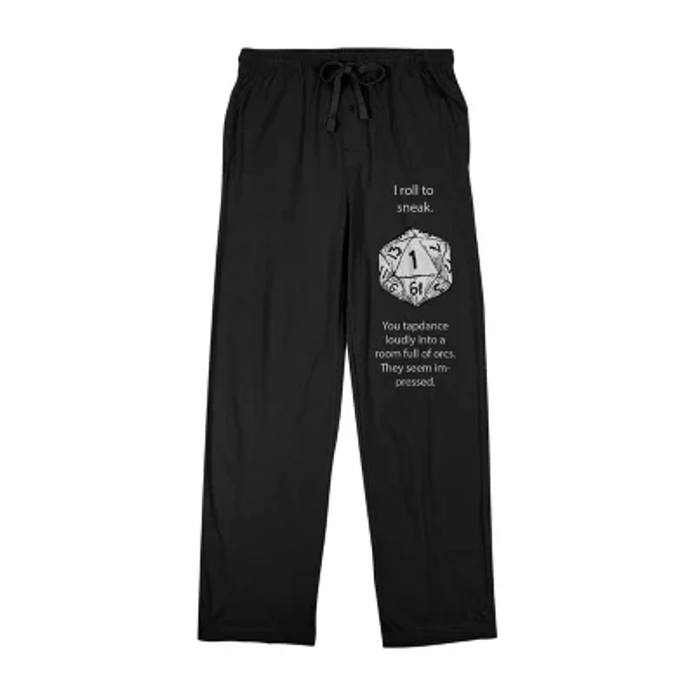 Dungeons And Dragons Mens Fleece Pajama Pants