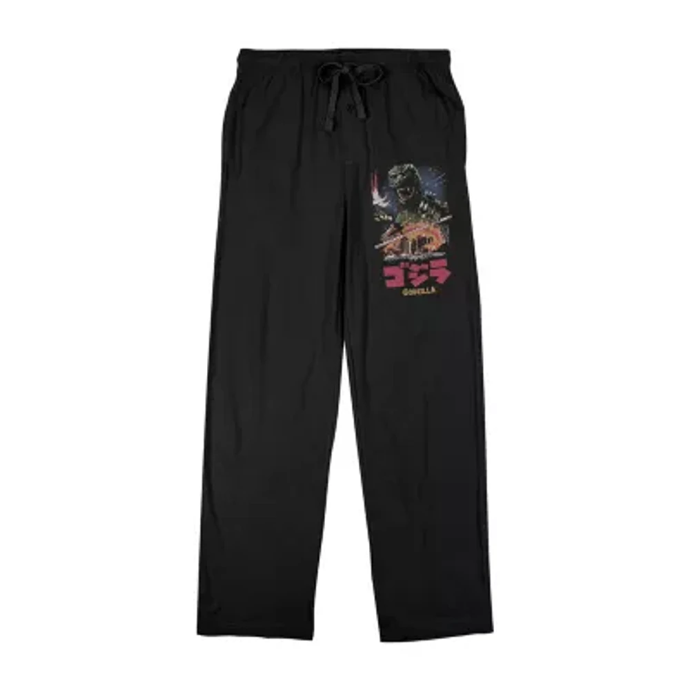 Godzilla Mens Fleece Pajama Pants