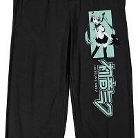 Hatsune Miku Mens Fleece Pajama Pants