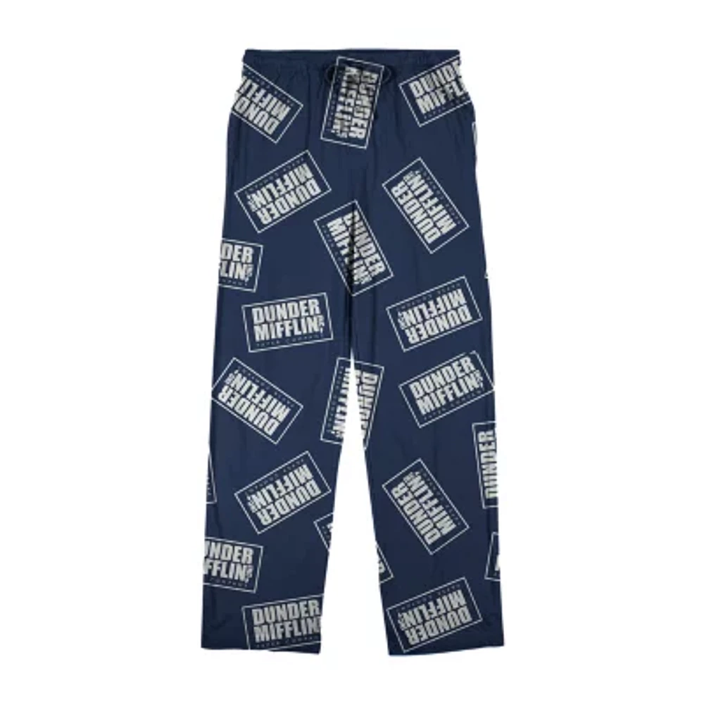 The Office Dunder Mifflin Sleep Mens Fleece Pajama Pants