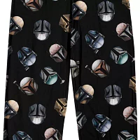 Star Wars Mandalorian Mens Fleece Pajama Pants