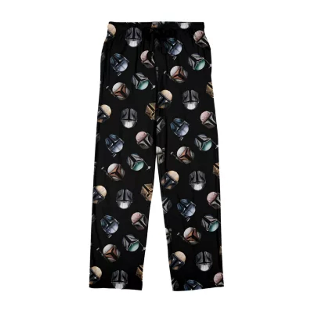 Star Wars Mandalorian Mens Fleece Pajama Pants