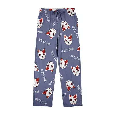 Demon Slayer Mens Fleece Pajama Pants