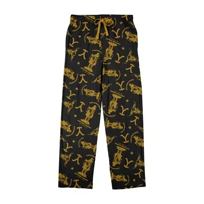 Yellowstone Mens Fleece Pajama Pants