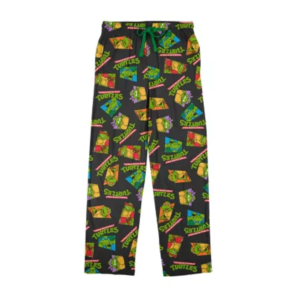 Teenage Mutant Ninja Turtles Mens Fleece Pajama Pants