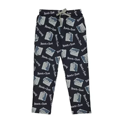 Attack On Titan Mens Fleece Pajama Pants