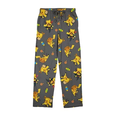 Pokemon Pikachu Mens Fleece Pajama Pants