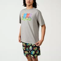 Teenage Mutant Ninja Turtle Mens Short Sleeve Crew Neck 2-pc. Shorts Pajama Set