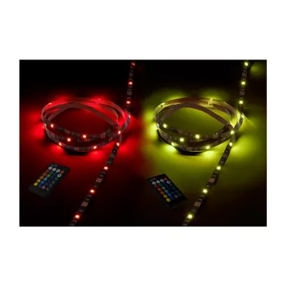 iLive 2-Pack 6.5ft. and 16ft. LED Strip Light