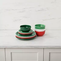Fiesta Christmas Bistro Coupe 12-pc. Dinnerware Set