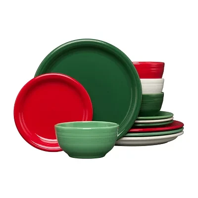 Fiesta Christmas Bistro Coupe 12-pc. Dinnerware Set