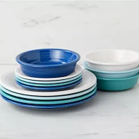 Fiesta Classic Rim Coastal Blues 12-pc. Dinnerware Set