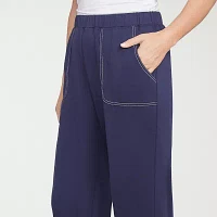 Alfred Dunner Block Island Womens Straight Pull-On Pants