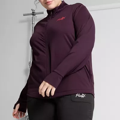 PUMA Womens Plus Lightweight Track Jacket