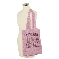 a.n.a Open Weave Straw Crossbody Bag