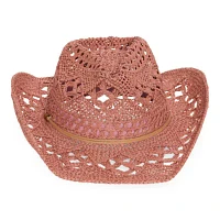 a.n.a Open Weave Paper Straw Womens Cowboy Hat