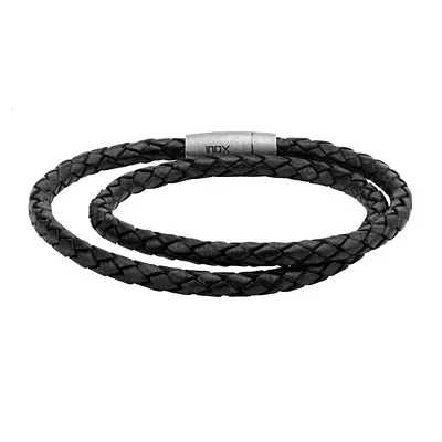STEEL LEATHER BRCLT