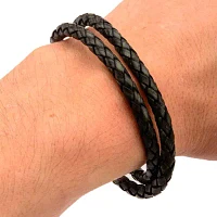 STEEL LEATHER BRCLT